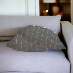 2 Quinn Pewter Cushions