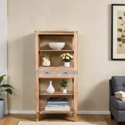 Acacia Wood Bookcases