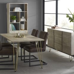 Light Gold Dining Table