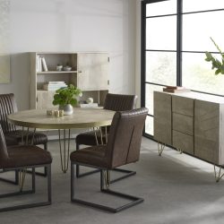 Light Gold Display Cabinet