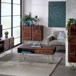 Solid Sheesham Wood Bookcase