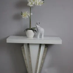 Bianco Fan Console Table