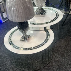 Bianco Round Coffee Table Set