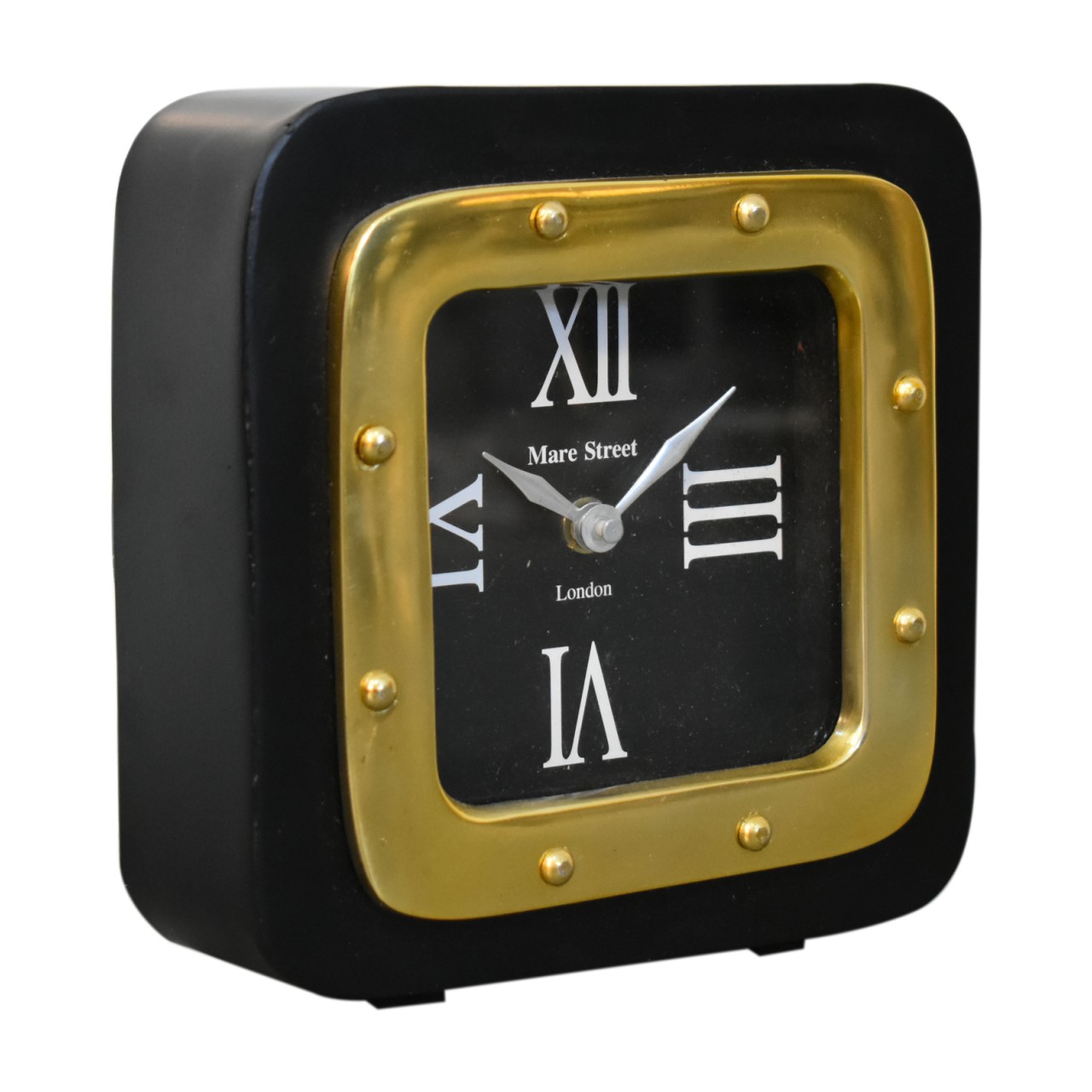 Black and Gold Small Table Clock - Image 7