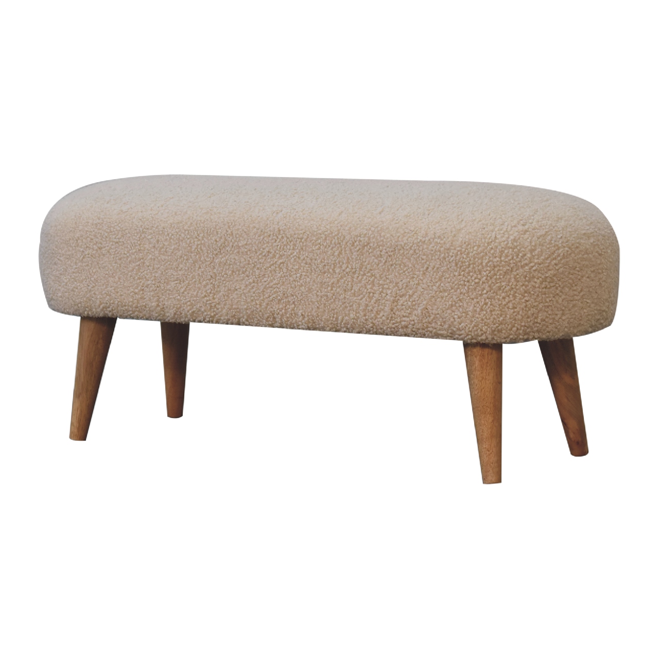 Boucle Hallway Bench - Image 10