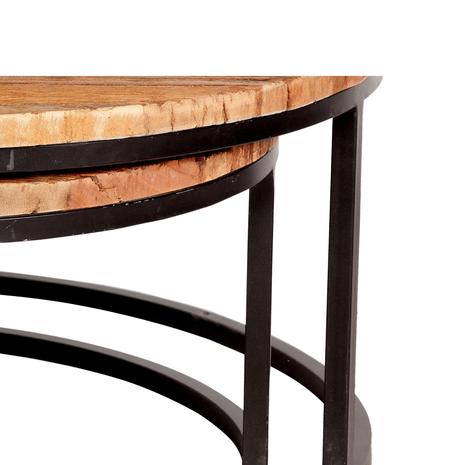 Railway Sleeper Coffee Tables - Set of 2 - Image 4