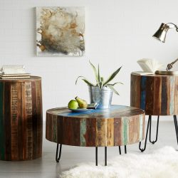 Coastal Drum Coffee Table