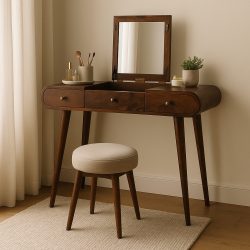 Chestnut Mirror Dressing Table