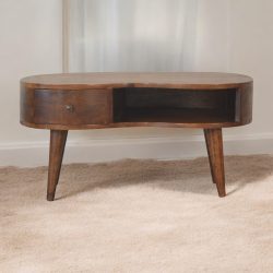 Chestnut Wave Coffee Table