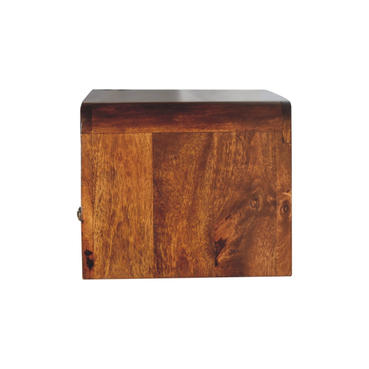 Chunky Chestnut 1 Drawer Wall Mounted Nightstand - Image 6