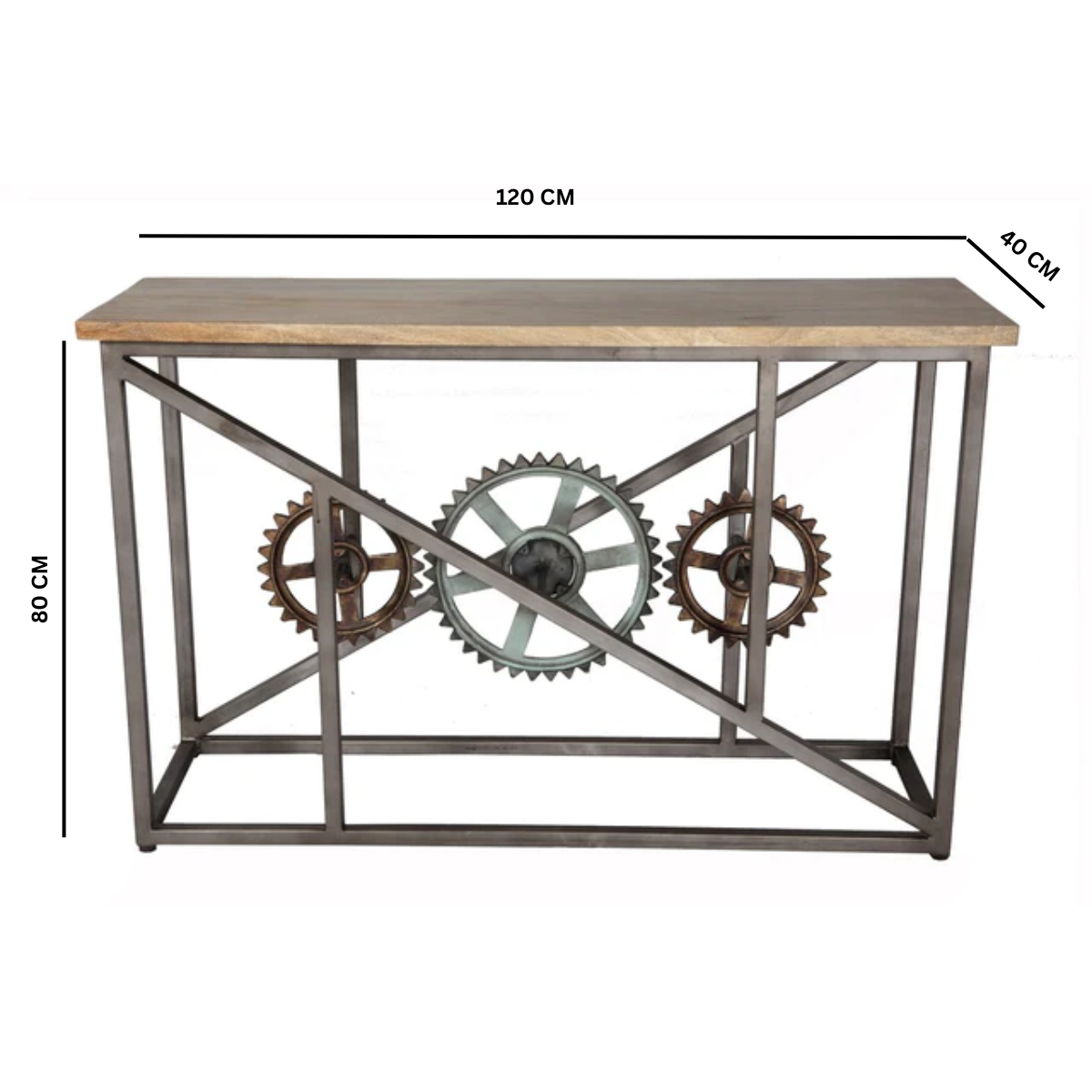 Evoke Console Table with Wheels - Image 3