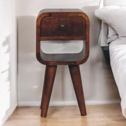 Extra Mini Chestnut Curve Lower Bedside