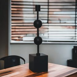 Granite Bubble Candle Holder