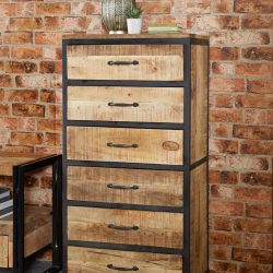 Cosmo Industrial Tall Chest