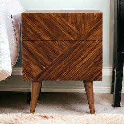 Lille 2 Drawer Bedside