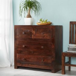 Toko Dark Mango 4 Drawer Dressing Chest