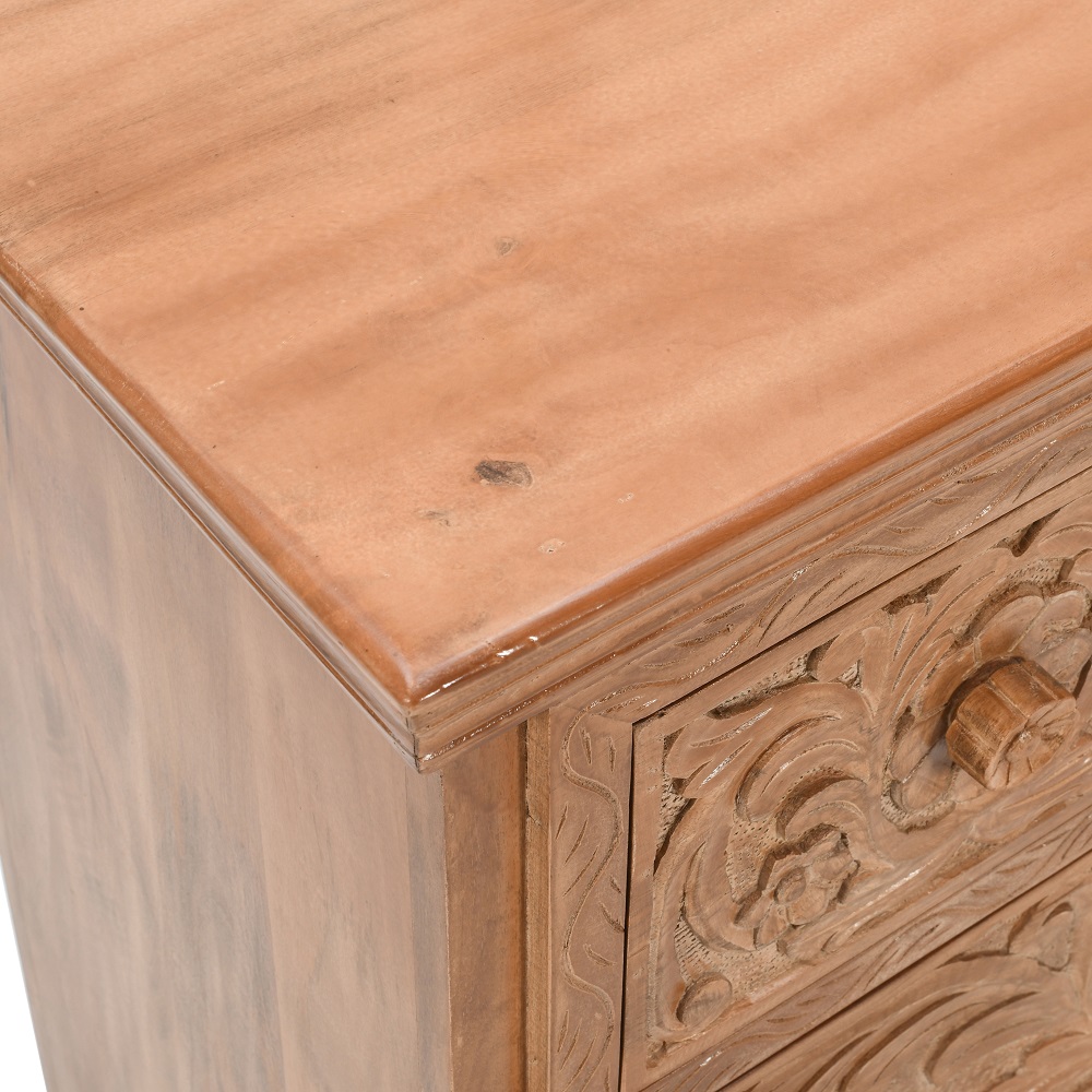 Artwork Mango Wood Chest Of Drawers - Image 7