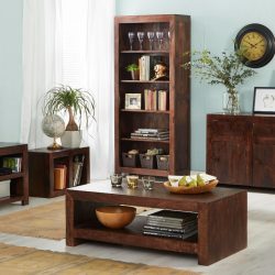 Toko Dark Mango Large Open Bookcase