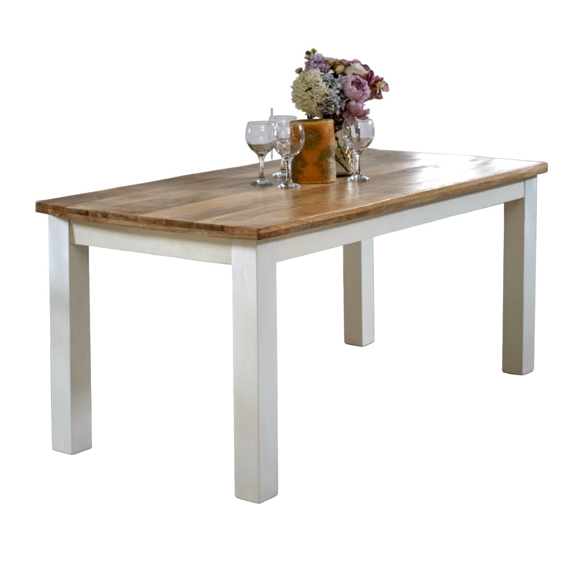 Alfie Dining Table 170cm Solid Mango Wood - Image 6