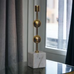 Marble Bubble Candle Holder