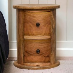 Mini 2 Drawer Drum Chest
