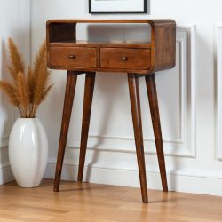 Mini Chestnut Console Table