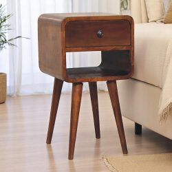 Mini Chestnut Curve Lower Bedside