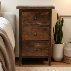 Mini Classic Grey Country Bedside