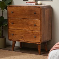 Mini Curved Chestnut Chest