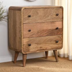 Mini Curved Oak-ish Chest