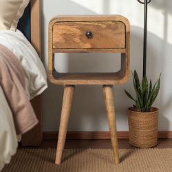Mini Oak-ish Curve Lower Bedside