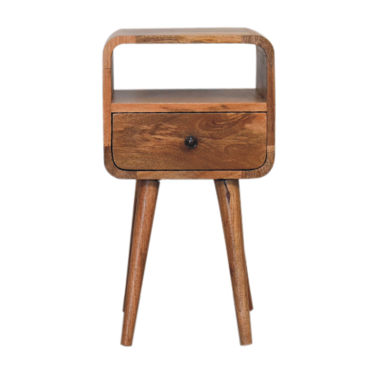 Mini Oakish Curve Open Bedside - Image 10