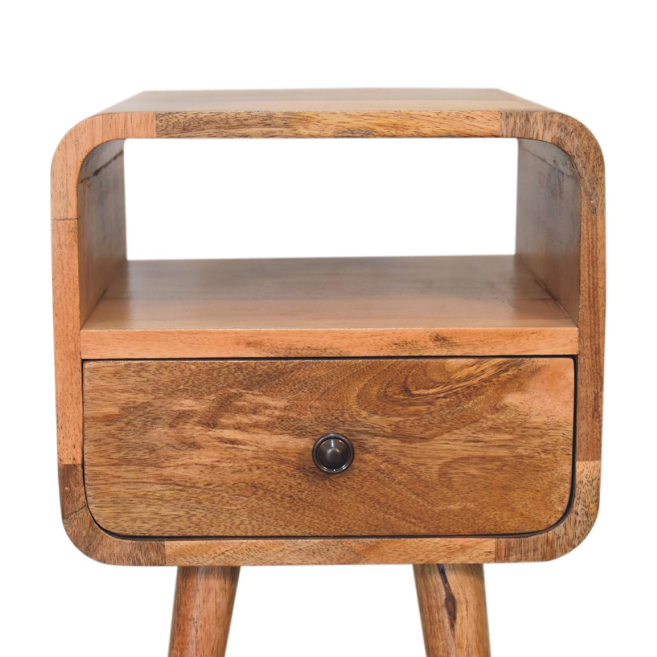 Mini Oakish Curve Open Bedside - Image 7
