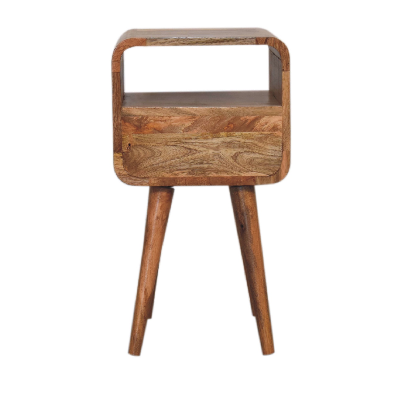 Mini Oakish Curve Open Bedside - Image 2