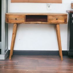 Oak-ish Wave Writing Desk