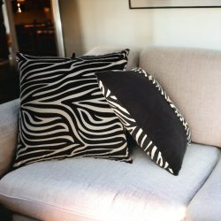 Quinn Cushion Set (White & Black)