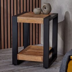 Reclaimed Wood Lamp Tables