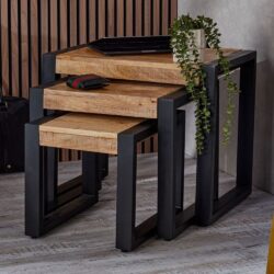 Reclaimed Wood Nest of Tables