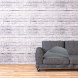 Ribbed Grey Cushion Set of 2