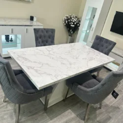 Romi 1.6 Marble  Dining Table