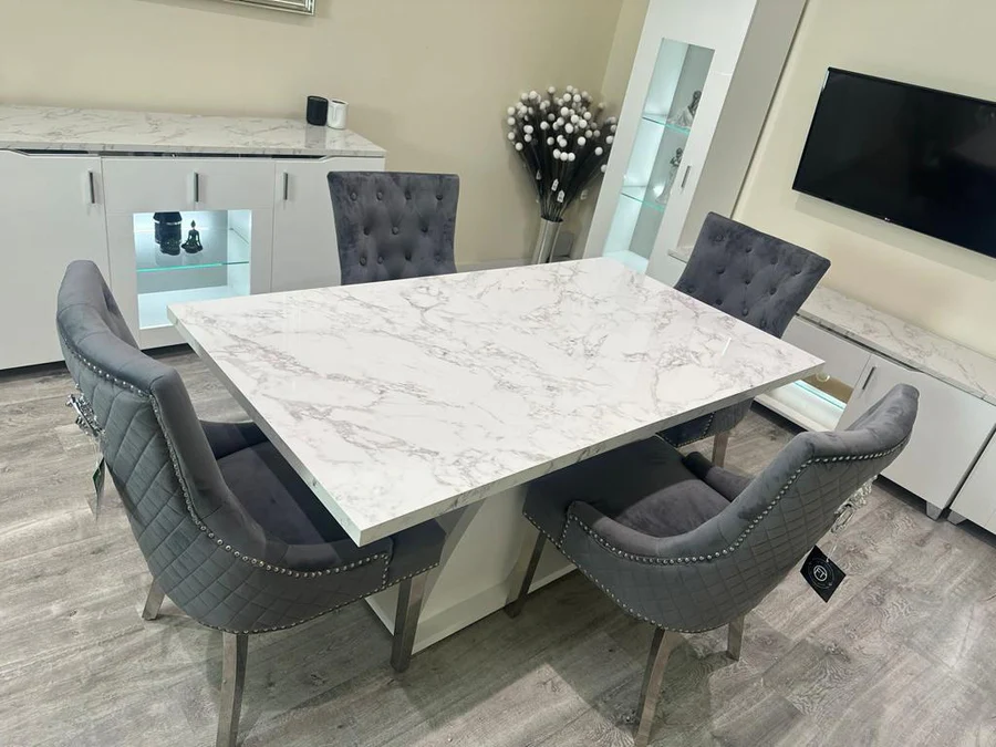 Romi 1.6 Marble Dining Table