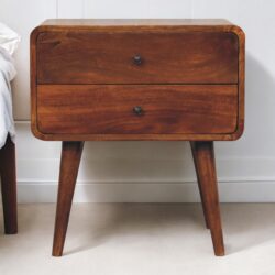 Chestnut Bedside Cabinets