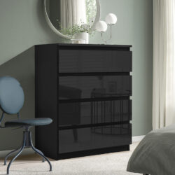 High Gloss Bedroom Chest