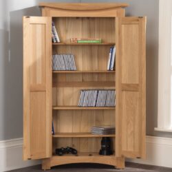 Oak DVD /CD Storage