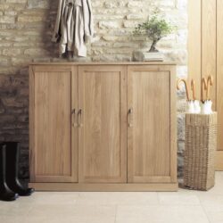 Oak Shoe Cupboard