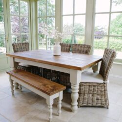 Painted Dining Benches