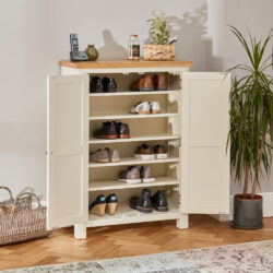 Painted Shoe Cupboard